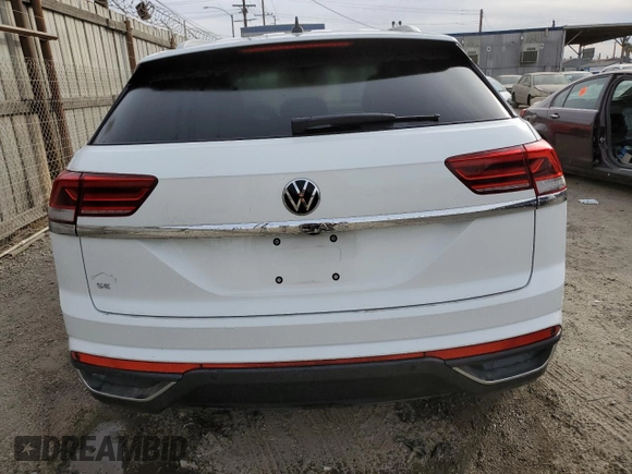2021 Volkswagen Atlas SE with VIN 1V2WC2CA3MC201976, listed as a Copart auction lot 84661954 with 41,249 mi miles and Salvage title. Bid and sale history available at DreamBid. Image 6.