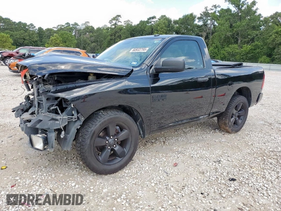 2017 Ram 1500 Tradesman z VIN 3C6JR6AG4HG636931, wystawiony jako Copart lot #60932795 z przebiegiem 157 961 mil mil oraz Szkoda całkowita • Salvage title. Historia ofert i sprzedaży dostępna na DreamBid. Obrazek 1.