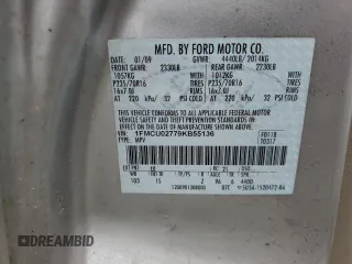 2009 Ford Escape XLS with VIN 1FMCU02779KB55136, listed as a Copart auction lot 81513864 with 108,906 mi miles and Salvage title. Bid and sale history available at DreamBid. Image 13.