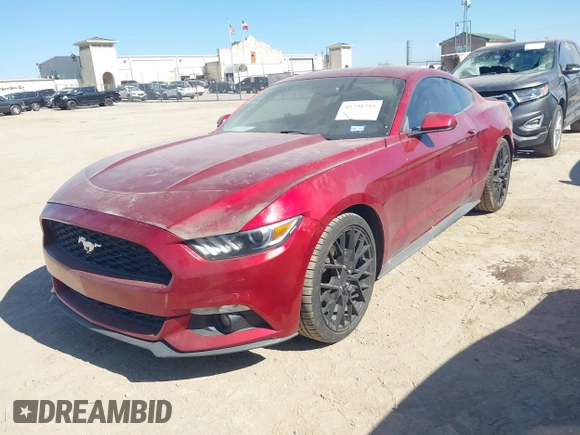 2015 Ford Mustang EcoBoost with VIN 1FA6P8THXF5375532, listed as a IAAI auction lot 41751755 with 138,096 mi miles and . Bid and sale history available at carsss.com. Image 2.