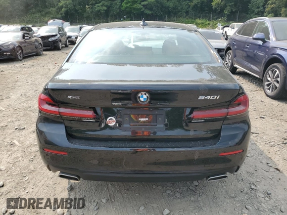 2023 BMW 5 Series 540i xDrive with VIN WBA73BJ05PWY16917, listed as a Copart auction lot 66885104 with 13,421 mi miles and Salvage Title. Bid and sale history available at carsss.com. Image 6.