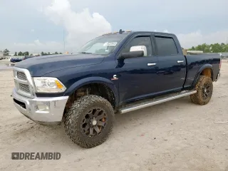2016 Ram 2500 Laramie with VIN 3C6UR5FL1GG368562, listed as a Copart auction lot 59464645 with 218,301 mi miles and Salvage title. Bid and sale history available at DreamBid. Image 1.