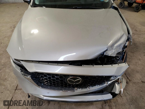 2025 Mazda CX-5 2.5 S Premium Plus Package with VIN JM3KFBEM2S0543357, listed as a Copart auction lot 41458725 with 5,600 mi miles and Salvage Title. Bid and sale history available at carsss.com. Image 12.