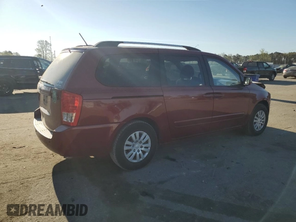 2011 Kia Sedona LX with VIN KNDMG4C73B6369139, listed as a Copart auction lot 52794875 with 176,512 mi miles and Salvage Title. Bid and sale history available at carsss.com. Image 3.