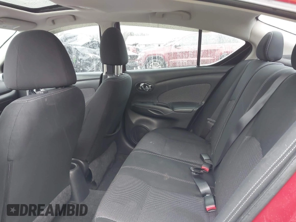 2015 Nissan Versa SV with VIN 3N1CN7AP7FL828807, listed as a IAAI auction lot 41849439 with 204,234 mi miles. Bid and sale history available at carsss.com. Image 8.