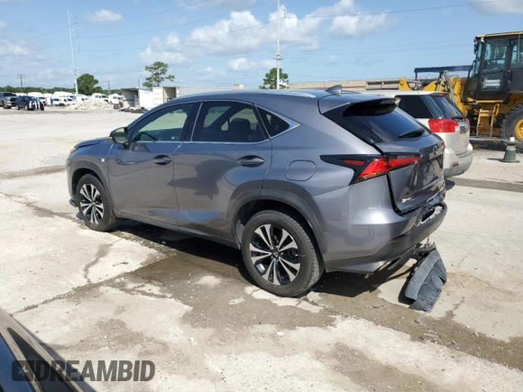 2019 Lexus NX 300 with VIN JTJBARBZ4K2203564, listed as a Copart auction lot 61621605 with 117,065 mi miles and Salvage title. Bid and sale history available at DreamBid. Image 2.