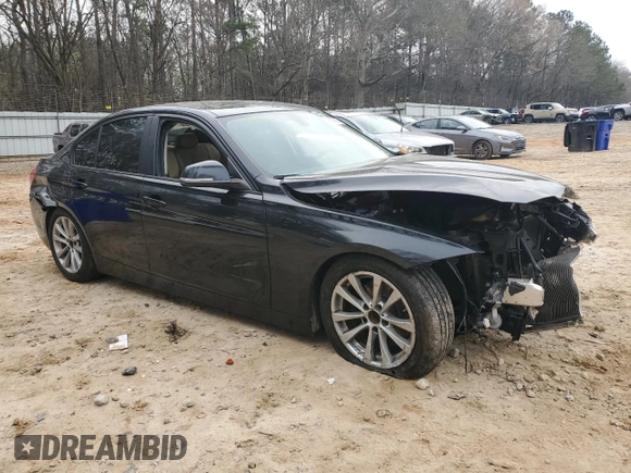 2018 BMW 3 Series 320i with VIN WBA8A9C58JAH14952, listed as a Copart auction lot 48562215 with 96,152 mi miles and Salvage Title. Bid and sale history available at carsss.com. Image 4.