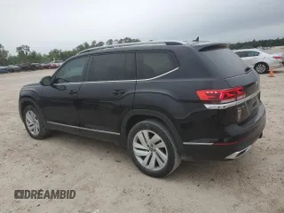 2021 Volkswagen Atlas SEL with VIN 1V2ER2CAXMC558114, listed as a Copart auction lot 55573455 with 49,296 mi miles and Salvage title. Bid and sale history available at DreamBid. Image 2.
