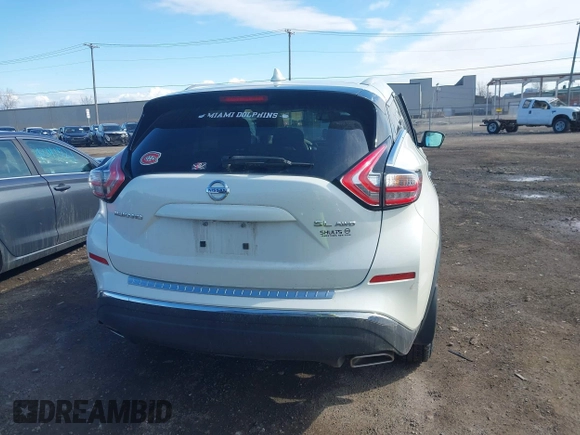 2018 Nissan Murano SV with VIN 5N1AZ2MH7JN139502, listed as a IAAI auction lot 42038269 with 43,291 mi miles and . Bid and sale history available at DreamBid. Image 16.