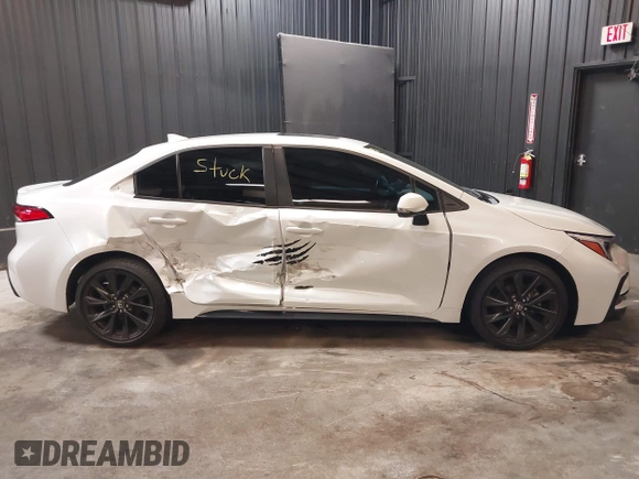 2023 Toyota Corolla SE with VIN 5YFP4MCE0PP151910, listed as a IAAI auction lot 41732551 with 27,525 mi miles and . Bid and sale history available at DreamBid. Image 13.
