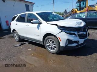 2023 Chevrolet Equinox LT z VIN 3GNAXUEG1PS207455, wystawiony jako IAAI lot #42155464 z przebiegiem 52 965 mil mil oraz . Historia ofert i sprzedaży dostępna na DreamBid. Obrazek 1.