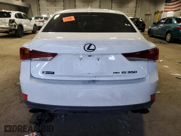 2017 Lexus IS 350 с VIN JTHCE1D26H5013199, выставлен на аукционе Copart как лот 56954735 с пробегом Не указан миль и Списание • Salvage title. История ставок и продаж доступна на DreamBid. Изображение 6.