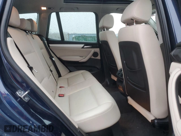 2014 BMW X3 xDrive28i with VIN 5UXWX9C50E0D34295, listed as a Copart auction lot 48472895 with 63,802 mi miles and Salvage Title. Bid and sale history available at DreamBid. Image 11.