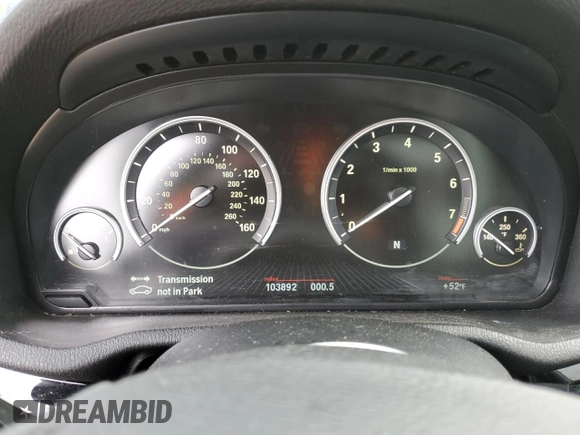 2016 BMW X3 xDrive28i with VIN 5UXWX9C58G0D84381, listed as a Copart auction lot 52954225 with 103,892 mi miles and Clean Title. Bid and sale history available at carsss.com. Image 9.