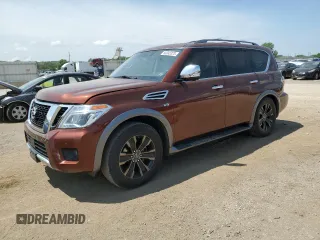 2018 Nissan Armada SV with VIN JN8AY2NC8J9553461, listed as a Copart auction lot 56242323 with 105,819 mi miles. Bid and sale history available at carsss.com. Image 1.