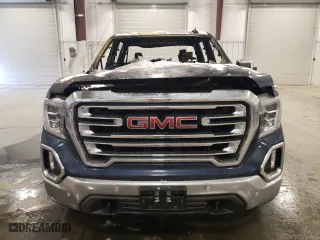 2019 GMC Sierra 1500 SLT with VIN 3GTU9DED9KG198098, listed as a Copart auction lot 45644995 with 0 mi miles and Salvage Title. Bid and sale history available at carsss.com. Image 5.