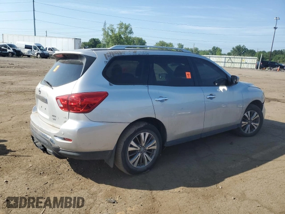 2017 Nissan Pathfinder Platinum with VIN 5N1DR2MM4HC606956, listed as a Copart auction lot 62236605 with 124,820 mi miles and Clean title. Bid and sale history available at DreamBid. Image 3.