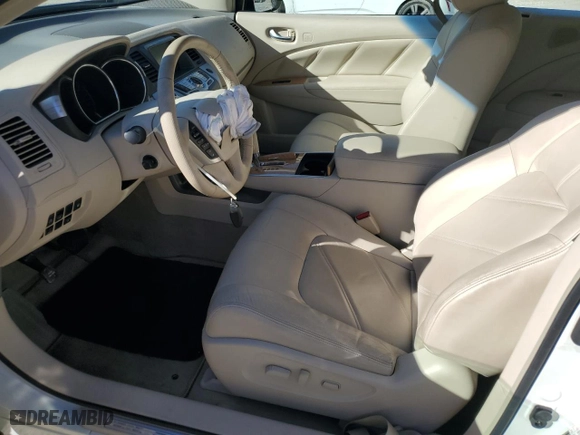 2011 Nissan Murano CrossCabriolet with VIN JN8AZ1FY2BW001863, listed as a Copart auction lot 87067584 with 45,493 mi miles and Salvage Title. Bid and sale history available at carsss.com. Image 7.