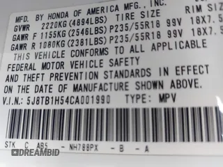 2012 Acura RDX Technology with VIN 5J8TB1H54CA001990, listed as a IAAI auction lot 41331352 with 153,347 mi miles and . Bid and sale history available at DreamBid. Image 9.