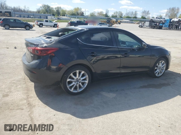2015 Mazda 3 S Grand Touring with VIN JM1BM1W31F1232260, listed as a Copart auction lot 52382145 with 158,986 mi miles and Salvage Title. Bid and sale history available at DreamBid. Image 3.