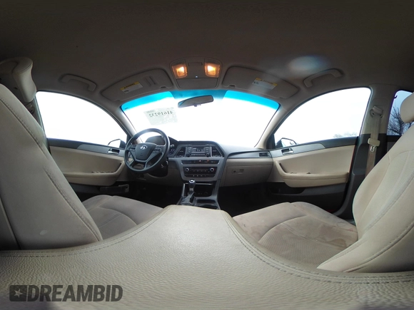 2017 Hyundai Sonata 2.4L with VIN 5NPE24AFXHH587851, listed as a IAAI auction lot 41619232 with 104,367 mi miles and . Bid and sale history available at carsss.com. Image 20.