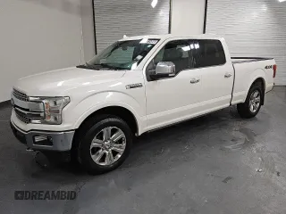 2018 Ford F-150 XL with VIN 1FTFW1EG6JFA54342, listed as a Copart auction lot 60811495 with 161,705 mi miles and Clean title. Bid and sale history available at DreamBid. Image 1.