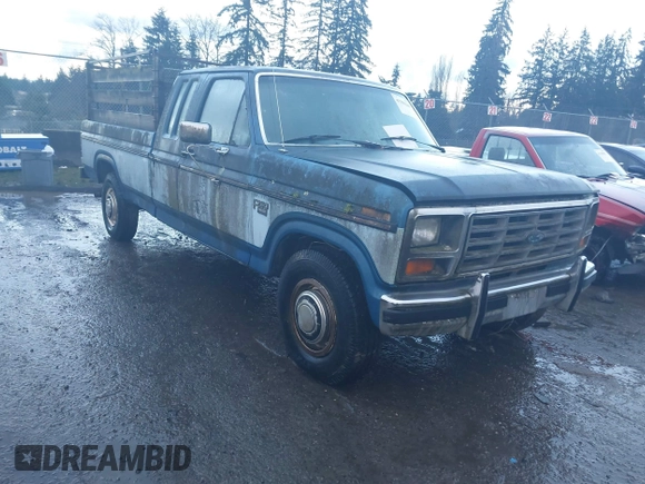 1985 Ford F-250 with VIN 1FTHX2515FKA21239, listed as a IAAI auction lot 41296249 with 39,167 mi miles and . Bid and sale history available at DreamBid. Image 1.