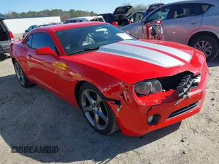 2013 Chevrolet Camaro LT with VIN 2G1FC1E35D9118561, listed as a IAAI auction lot 41763059 with 183,160 mi miles. Bid and sale history available at carsss.com. Image 1.