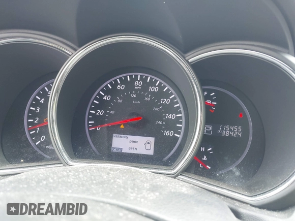 2012 Nissan Murano SV with VIN JN8AZ1MW4CW200917, listed as a IAAI auction lot 42106455 with 115,455 mi miles and . Bid and sale history available at carsss.com. Image 7.
