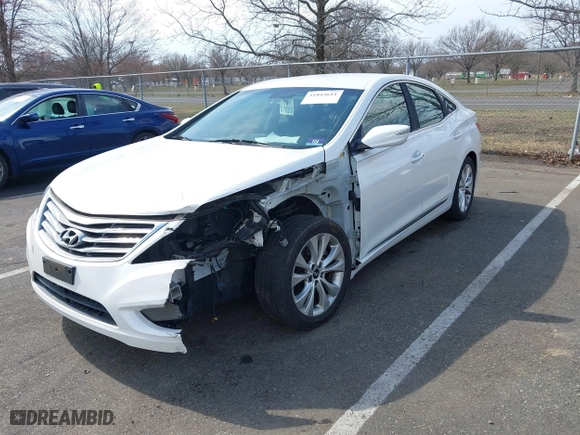 2013 Hyundai Azera with VIN KMHFG4JG7DA247682, listed as a IAAI auction lot 41843611 with 63,009 mi miles. Bid and sale history available at carsss.com. Image 17.