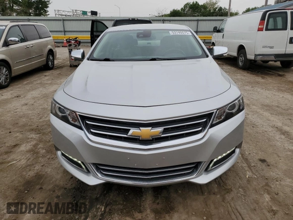 2015 Chevrolet Impala LTZ with VIN 2G1165S39F9235088, listed as a Copart auction lot 53745575 with 129,769 mi miles and Salvage Title. Bid and sale history available at DreamBid. Image 5.
