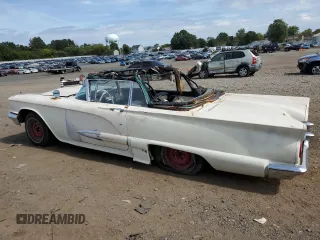 1959 Ford Thunderbird with VIN H9YJ108747, listed as a Copart auction lot 71600864 with 66,285 mi miles and Clean Title. Bid and sale history available at DreamBid. Image 2.