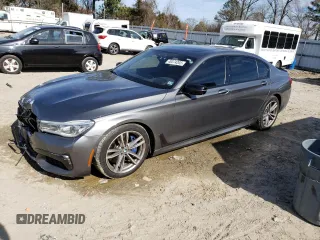 2016 BMW 7 Series 750i xDrive with VIN WBA7F2C58GG415596, listed as a Copart auction lot 40374203 with 91,226 mi miles. Bid and sale history available at carsss.com. Image 1.