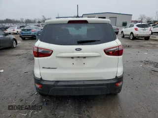 2021 Ford EcoSport S with VIN MAJ3S2FE6MC422838, listed as a Copart auction lot 43875045 with 18,820 mi miles and Salvage Title. Bid and sale history available at DreamBid. Image 6.