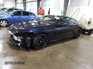 2019 BMW 8 Series M850i xDrive with VIN WBABC4C59KBJ35898, listed as a Copart auction lot 78934204 with 35,112 mi miles and Salvage Title. Bid and sale history available at carsss.com. Image 1.