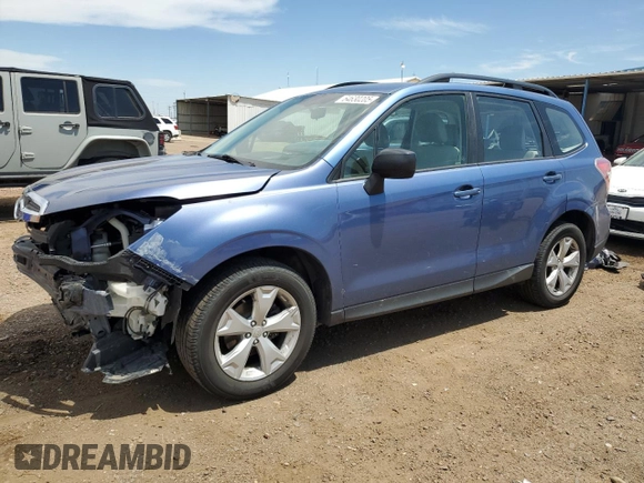 2015 Subaru Forester 2.5i with VIN JF2SJABC6FH487087, listed as a Copart auction lot 64630205 with 132,726 mi miles and Salvage title. Bid and sale history available at DreamBid. Image 1.