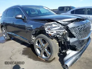 2023 Genesis GV80 with VIN KMUHBDSB2PU110812, listed as a IAAI auction lot 40743556 with 38,219 mi miles and . Bid and sale history available at DreamBid. Image 6.
