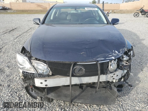 2009 Lexus GS 350 with VIN JTHBE96S790044466, listed as a Copart auction lot 86635894 with 122,669 mi miles and Salvage Title. Bid and sale history available at carsss.com. Image 5.