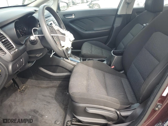 2017 Kia Forte LX with VIN 3KPFK4A78HE037971, listed as a Copart auction lot 50776565 with 77,025 mi miles and Salvage Title. Bid and sale history available at carsss.com. Image 7.