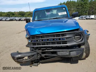 2022 Ford Bronco with VIN 1FMDE5CH5NLB02445, listed as a Copart auction lot 71950154 with 38,948 mi miles and Salvage Title. Bid and sale history available at carsss.com. Image 5.