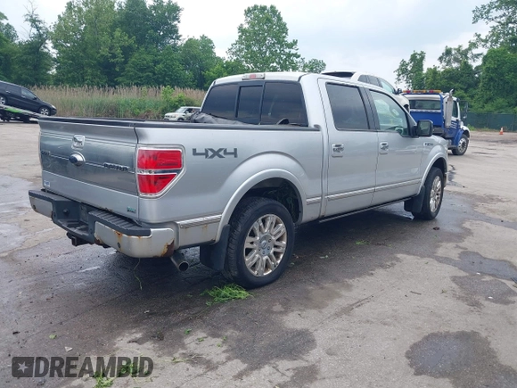 2010 Ford F-150 XL with VIN 1FTFW1EV7AFC87533, listed as a IAAI auction lot 42287341 with 110,014 mi miles and . Bid and sale history available at DreamBid. Image 4.