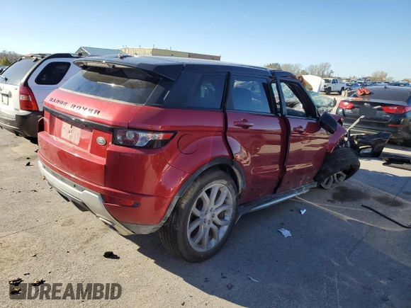 2014 Land Rover Range Rover Evoque Dynamic with VIN SALVT2BG6EH862014, listed as a Copart auction lot 79875644 with Not provided miles and Salvage title. Bid and sale history available at DreamBid. Image 3.