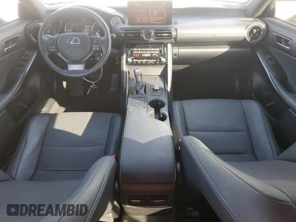 2023 Lexus IS 300 with VIN JTHDA1D28P5127204, listed as a Copart auction lot 42955265 with 8,791 mi miles and Non repairable. Bid and sale history available at DreamBid. Image 8.