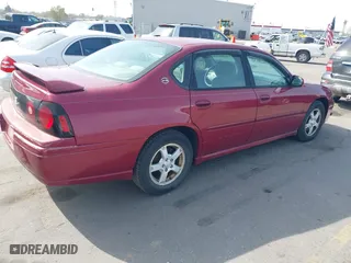 2005 Chevrolet Impala LS with VIN 2G1WH52K159367087, listed as a IAAI auction lot 41958197 with 211,050 mi miles. Bid and sale history available at carsss.com. Image 4.