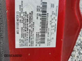 2005 Ford Mustang Deluxe z VIN 1ZVFT84N655177326, wystawiony jako Copart lot #59206775 z przebiegiem 134 187 mil mil oraz Szkoda całkowita • Salvage title. Historia ofert i sprzedaży dostępna na DreamBid. Obrazek 12.