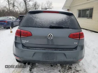 2016 Volkswagen Golf TSI S z VIN 3VW217AUXGM035486, wystawiony jako Copart lot #41458525 z przebiegiem 56 981 mil mil oraz Szkoda całkowita • Salvage title. Historia ofert i sprzedaży dostępna na DreamBid. Obrazek 6.