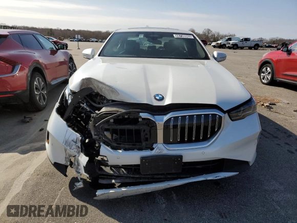2024 BMW 5 Series 530i with VIN WBA43FJ05RCS39448, listed as a Copart auction lot 48738085 with 23,214 mi miles and Salvage Title. Bid and sale history available at carsss.com. Image 5.