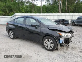 2020 Nissan Versa S z VIN 3N1CN8DV5LL886846, wystawiony jako Copart lot #54183275 z przebiegiem 93 641 mil mil oraz Szkoda całkowita • Salvage title. Historia ofert i sprzedaży dostępna na DreamBid. Obrazek 4.