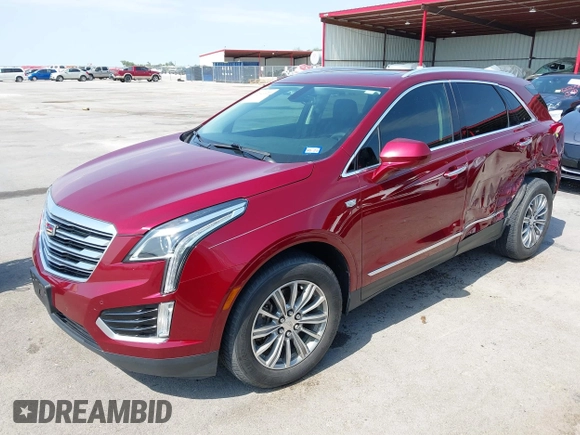 2017 Cadillac XT5 Luxury FWD z VIN 1GYKNBRS4HZ151581, wystawiony jako IAAI lot #42043322 z przebiegiem 120 598 mil mil oraz . Historia ofert i sprzedaży dostępna na DreamBid. Obrazek 2.