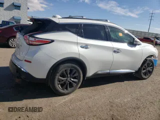 2018 Nissan Murano SV z VIN 5N1AZ2MG7JN175584, wystawiony jako Copart lot #43353675 z przebiegiem Nie podano mil oraz Nie do naprawy • Non repairable. Historia ofert i sprzedaży dostępna na DreamBid. Obrazek 3.